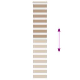 Berkfield Home Elegant Zebra Blind Sand Brown 40x200 cm Fabric Width 35.9 cm Pol - thumbnail 5