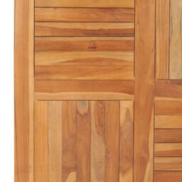 Berkfield Home Table Top Solid Teak Wood Square 90x90x2.5 cm in Brown - thumbnail 4