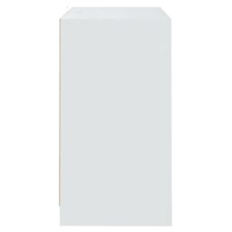 Berkfield Home Sideboard White 70x41x75 cm Engineered Wood - Size: 70 x 41 x 75 cm - thumbnail 4