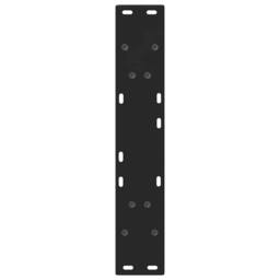 Berkfield Home Modern Coffee Table Legs V-Shape 2 pcs Black 60x(72-73) cm Steel - thumbnail 7