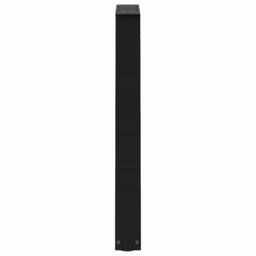 Berkfield Home Modern Coffee Table Legs V-Shape 2 pcs Black 60x(72-73) cm Steel - thumbnail 6