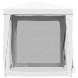 Berkfield Home Party Tent with 4 Mesh Sidewalls 2x2 m White - thumbnail 5