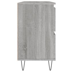 Berkfield Home Bathroom Cabinet Grey Sonoma 80x33x60 cm Engineered Wood - Size: 80 x 33 x 60 cm - thumbnail 6