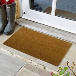 Marco Paul Tan Coir Traditional Nonslip Doormat 75x45cm in Beige - Size: Medium - thumbnail 2