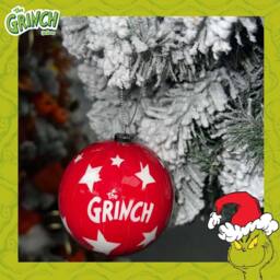 VFM e-Store Grinch Christmas Baubles Set Tree Decoration 7.5cm x 7.5cm Multi X 1 - Size: 7.5 cm x 7.5 cm - thumbnail 3