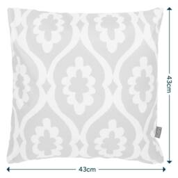 icon 4 Pack Cushion 43x43 Kyoto Fabric - Damask in Green - thumbnail 4