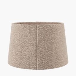 Ruma Taupe Boucle Tapered Lampshade in Natural - Size: 18 inches - thumbnail 3