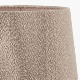 Ruma Taupe Boucle Tapered Lampshade in Natural - Size: 18 inches - thumbnail 5