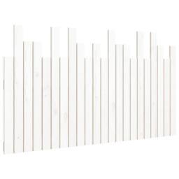 Berkfield Home Wall Headboard White 140x3x80 cm Solid Wood Pine - Size: 140 x 3 x 80 cm - thumbnail 1