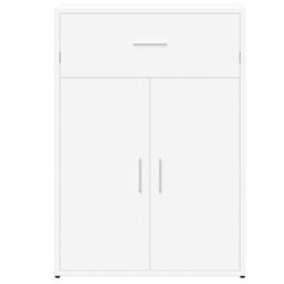 Berkfield Home Sideboards 2 pcs White 60x30x84 cm Engineered Wood - Size: 60 x 30 x 84 cm - thumbnail 5