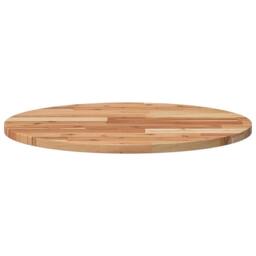 Berkfield Home Table Top Round √ò60x2 cm Solid Wood Acacia in Brown - Size: 60x2 cm - thumbnail 4