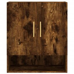 Berkfield Home Wall Cabinet Smoked Oak 60x31x70 cm Engineered Wood in Brown - Size: 60 x 31 x 70 cm - thumbnail 5