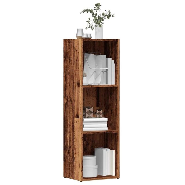 Berkfield Home Book Cabinet Old Wood 36x30x114 cm Engineered Wood in Brown - Size: 36 x 30 x 114 cm - image 1