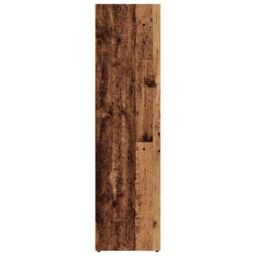 Berkfield Home Book Cabinet Old Wood 36x30x114 cm Engineered Wood in Brown - Size: 36 x 30 x 114 cm - thumbnail 6