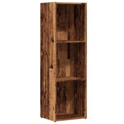 Berkfield Home Book Cabinet Old Wood 36x30x114 cm Engineered Wood in Brown - Size: 36 x 30 x 114 cm - thumbnail 2