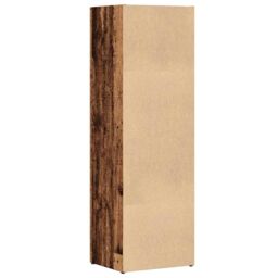 Berkfield Home Book Cabinet Old Wood 36x30x114 cm Engineered Wood in Brown - Size: 36 x 30 x 114 cm - thumbnail 7