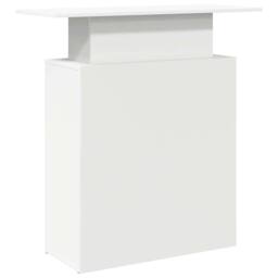 Berkfield Home Reception Desk White 100x40x104 cm Engineered Wood - Size: 100 x 40 x 104 cm - thumbnail 7
