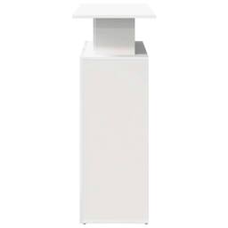 Berkfield Home Reception Desk White 100x40x104 cm Engineered Wood - Size: 100 x 40 x 104 cm - thumbnail 6