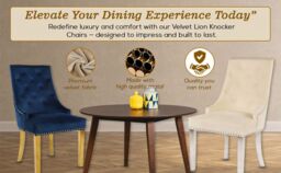 Hygrad Built to Survive 2 X Velvet Upholstered Seat Luxury Dining Accent Chair With Gold Metal Legs Gold For Home Office Study Hallway - Black - thumbnail 8