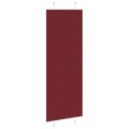 Berkfield Home Pleated Blind Bordeaux Red 75x200 cm Fabric Width 74.4 cm Polyester