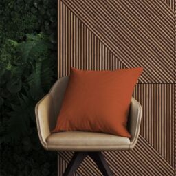 Warren Reed - Designer Rusty Orange Outdoor Cushion - Size: 45 cm x 45 cm - thumbnail 2