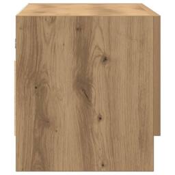 Berkfield Home Wardrobe Artisan Oak 70x32.5x35 cm Engineered Wood in Brown - thumbnail 5