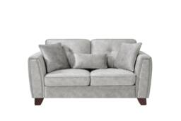 Comfy Living Ltd Faux Suede Sofa 3 Seater 2 Seater Arm Chair In Grey - thumbnail 3