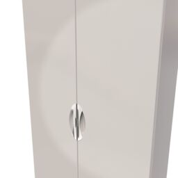 Ready Assembled 2 U Holborn 2 Door 2 Drawer Wardrobe (Ready Assembled) in Taupe - Size: Large - thumbnail 9
