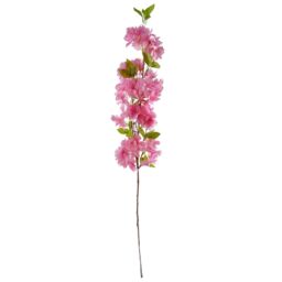 Leaf 100cm Pink Artificial Blossom Stem - thumbnail 2