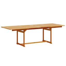Berkfield Home 9 Piece Garden Dining Set Solid Wood Acacia & Textilene in Brown - thumbnail 3