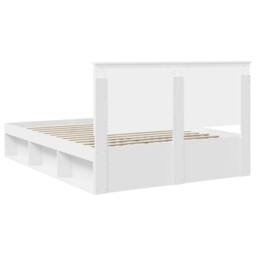 Berkfield Home Bed Frame with Headboard White 150 x 200 cm Solid Pine Wood - thumbnail 9