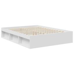 Berkfield Home Bed Frame with Headboard White 150 x 200 cm Solid Pine Wood - thumbnail 5