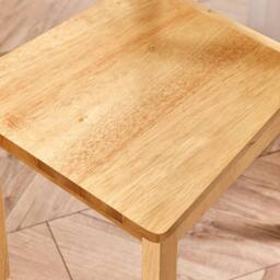 FurnitureboxUK 2x Whitby Oak Effect Solid Wood Dining Chairs in Light Brown - thumbnail 6