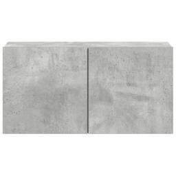 Berkfield Home 5 Piece TV Cabinet Set Concrete Grey Engineered Wood - thumbnail 7