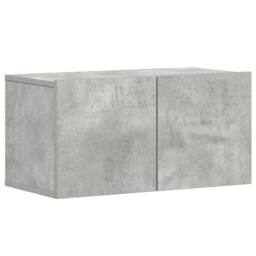 Berkfield Home 5 Piece TV Cabinet Set Concrete Grey Engineered Wood - thumbnail 4