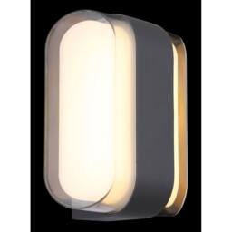Netlighting Plixon Outdoor Modern Wall Lamp Anthracite IP54 Left Right LED in Grey - thumbnail 4
