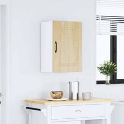 Berkfield Home Kitchen Wall Cabinet Kalmar Sonoma Oak Engineered Wood in Brown - thumbnail 1