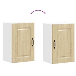 Berkfield Home Kitchen Wall Cabinet Kalmar Sonoma Oak Engineered Wood in Brown - thumbnail 9