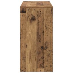 Berkfield Home Old Wood Writing Desk Old wood Engineered Wood Medium in Brown - thumbnail 6