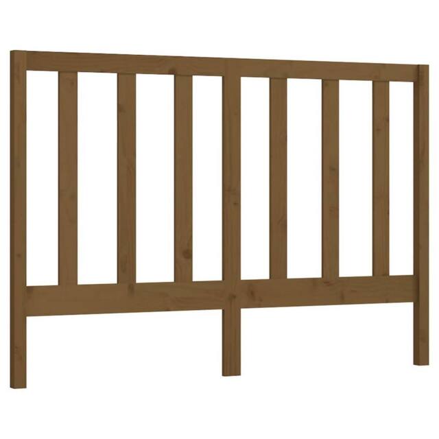 Berkfield Home Bed Headboard Honey Brown 166x4x100 cm Solid Wood Pine - Size: 166 x 4 x 100 cm - image 1