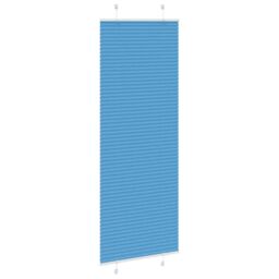 Berkfield Home Pleated Blind Blue 70x200 cm Fabric Width 69.4 cm Polyester - thumbnail 3