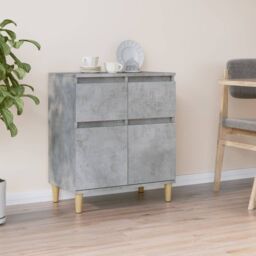 Berkfield Home Sideboard Concrete Grey 60x35x70 cm Engineered Wood - Size: 60 x 35 x 70 cm - thumbnail 1