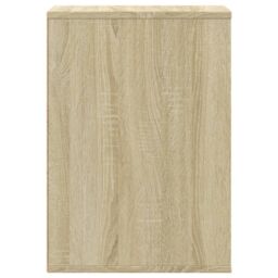 Berkfield Home Corner Chest of Drawers Sonoma Oak 80x41x58 cm Engineered Wood in Brown - Size: 80 x 41 x 58 cm - thumbnail 6