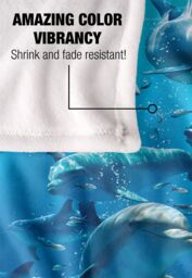 JQ Licensing Royce Mcclure Dolphin Twister Silky Touch Super Soft Throw Blanket 152 X 127 cm in White - thumbnail 4