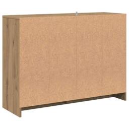 Berkfield Home Sideboard Artisan Oak 102x33x75 cm Engineered Wood in Brown - Size: 102 x 33 x 75 cm - thumbnail 7
