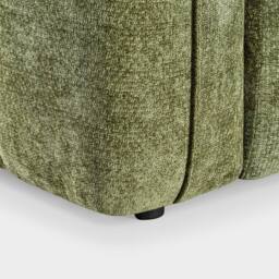 Stratus Interiors Venice Chunky Panel Sofa Plush Living Room Sofa in Green - thumbnail 7