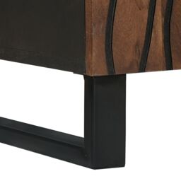 Berkfield Home Media Storage Cabinets & Racks Brown 60 x 33.5 x 75 cm - thumbnail 7