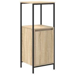 Berkfield Home Bathroom Cabinet with Shelves Sonoma Oak 36x35x95 cm in Brown - Size: 36 x 35 x 95 cm - thumbnail 2