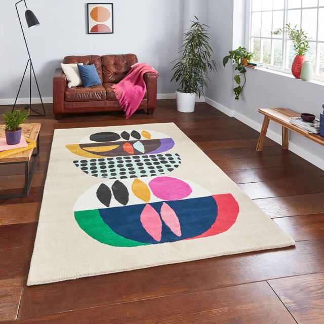 The Rug Shop UK Multi Luxurious Modern Easy to clean Machine Made Abstract Rug - Size: 150 cm x 230 cm - image 1