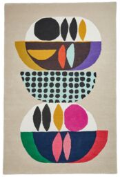 The Rug Shop UK Multi Luxurious Modern Easy to clean Machine Made Abstract Rug - Size: 150 cm x 230 cm - thumbnail 8